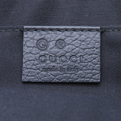 GUCCI Bamboo Tassel Pouch Black376854 Leather