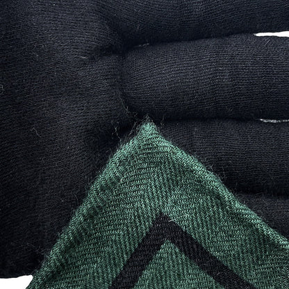 HERMES Giant Square Zouaves and Dragons Bandana Zouaves and Dragon Bandana Size 140 Vert Roden/Gris Cine/Bordeaux Cashmere70% Silk30%