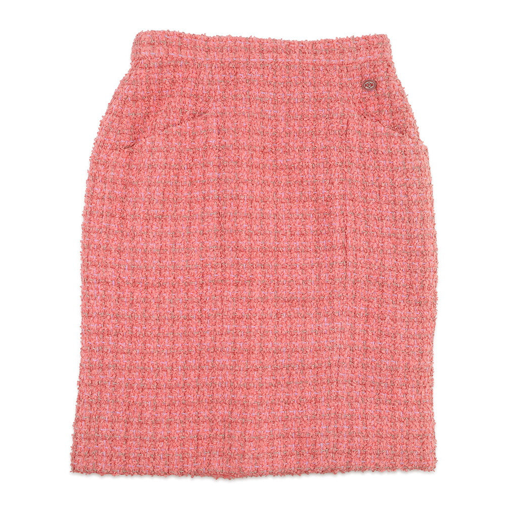 CHANEL Skirt Size 36 PinkP63188 Polyamide 47% Cotton 33% Polyester 12% Viscose 8%