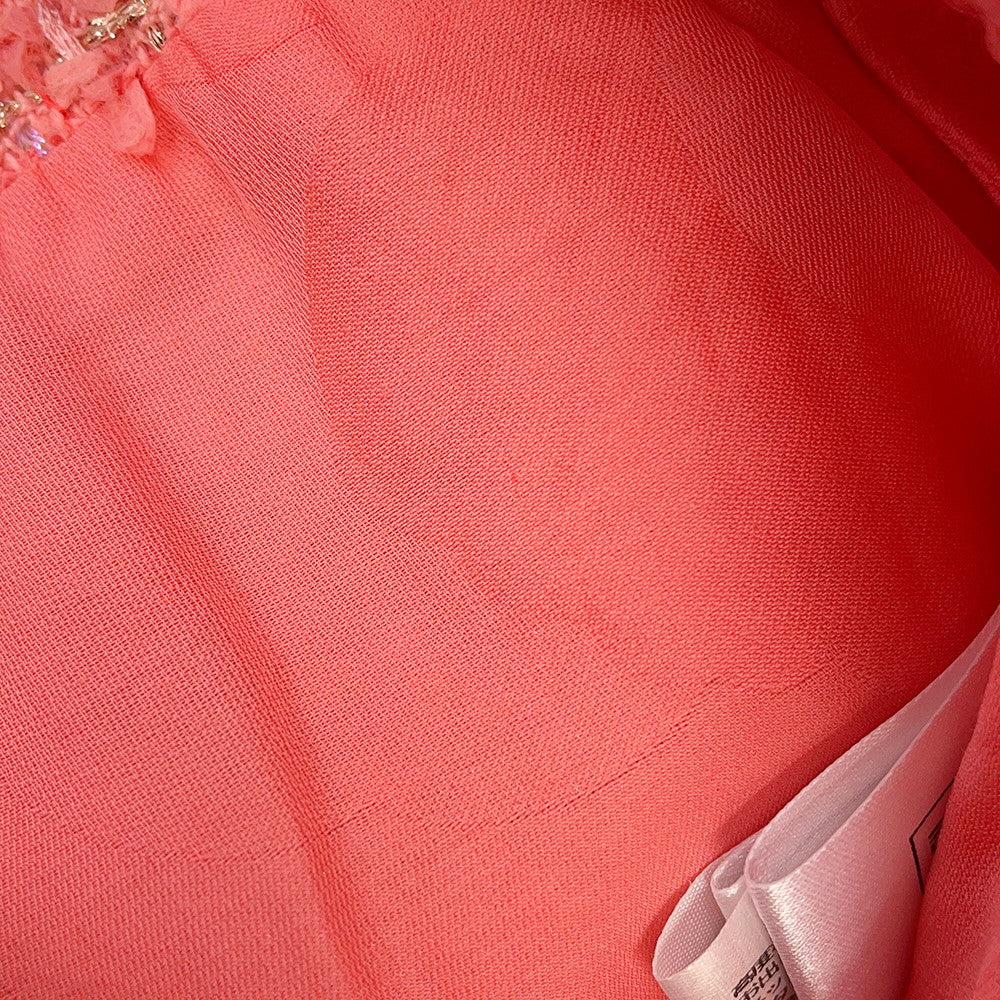 CHANEL Skirt Size 36 PinkP63188 Polyamide 47% Cotton 33% Polyester 12% Viscose 8%