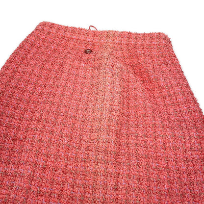 CHANEL Skirt Size 36 PinkP63188 Polyamide 47% Cotton 33% Polyester 12% Viscose 8%