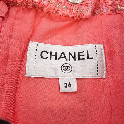 CHANEL Skirt Size 36 PinkP63188 Polyamide 47% Cotton 33% Polyester 12% Viscose 8%