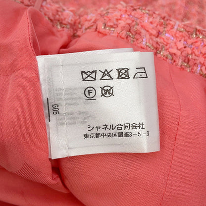 CHANEL Skirt Size 36 PinkP63188 Polyamide 47% Cotton 33% Polyester 12% Viscose 8%