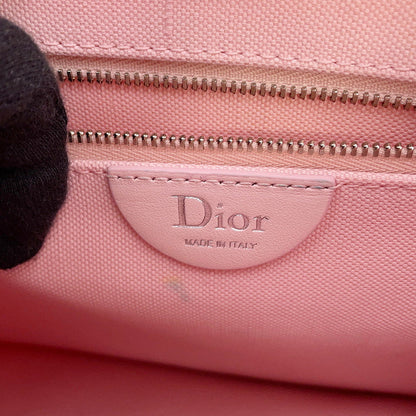 Dior Book Tote Book Cover Embroidery with Strap Bag PinkM1404PEHO Canvas Size Small