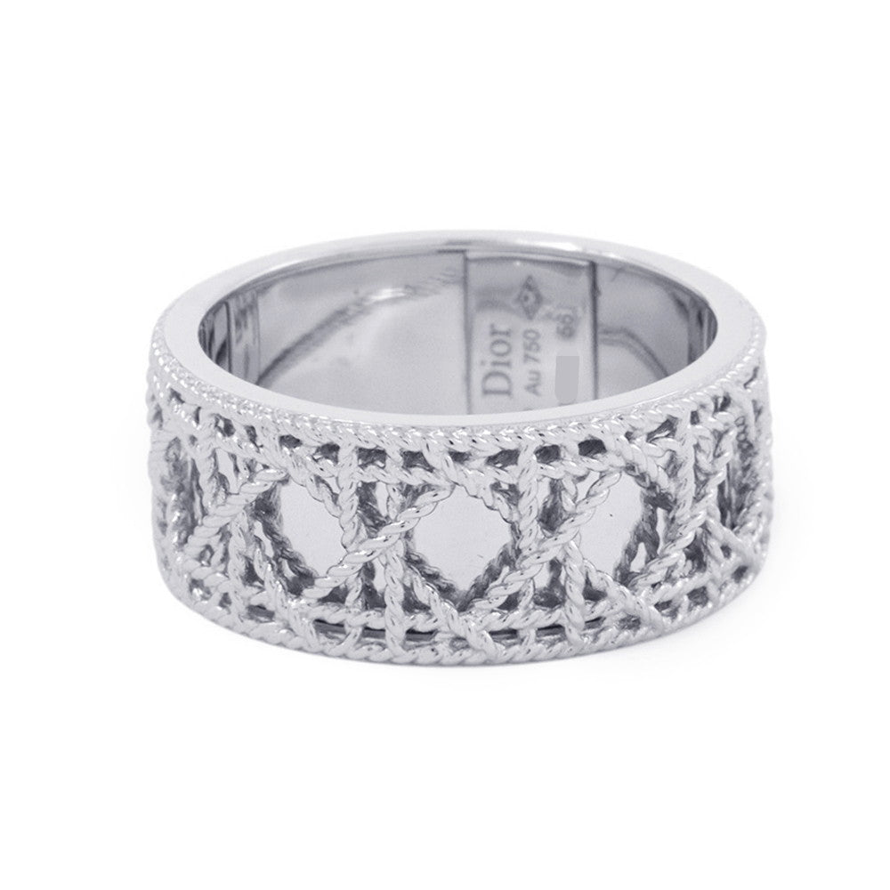 Dior My Dior Ring Size 56/#16JMYD95029_0000 18K White Gold