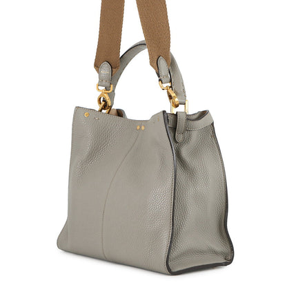 FENDI Peekaboo X-Lite Gray8BN310 Calf Leather Size regular