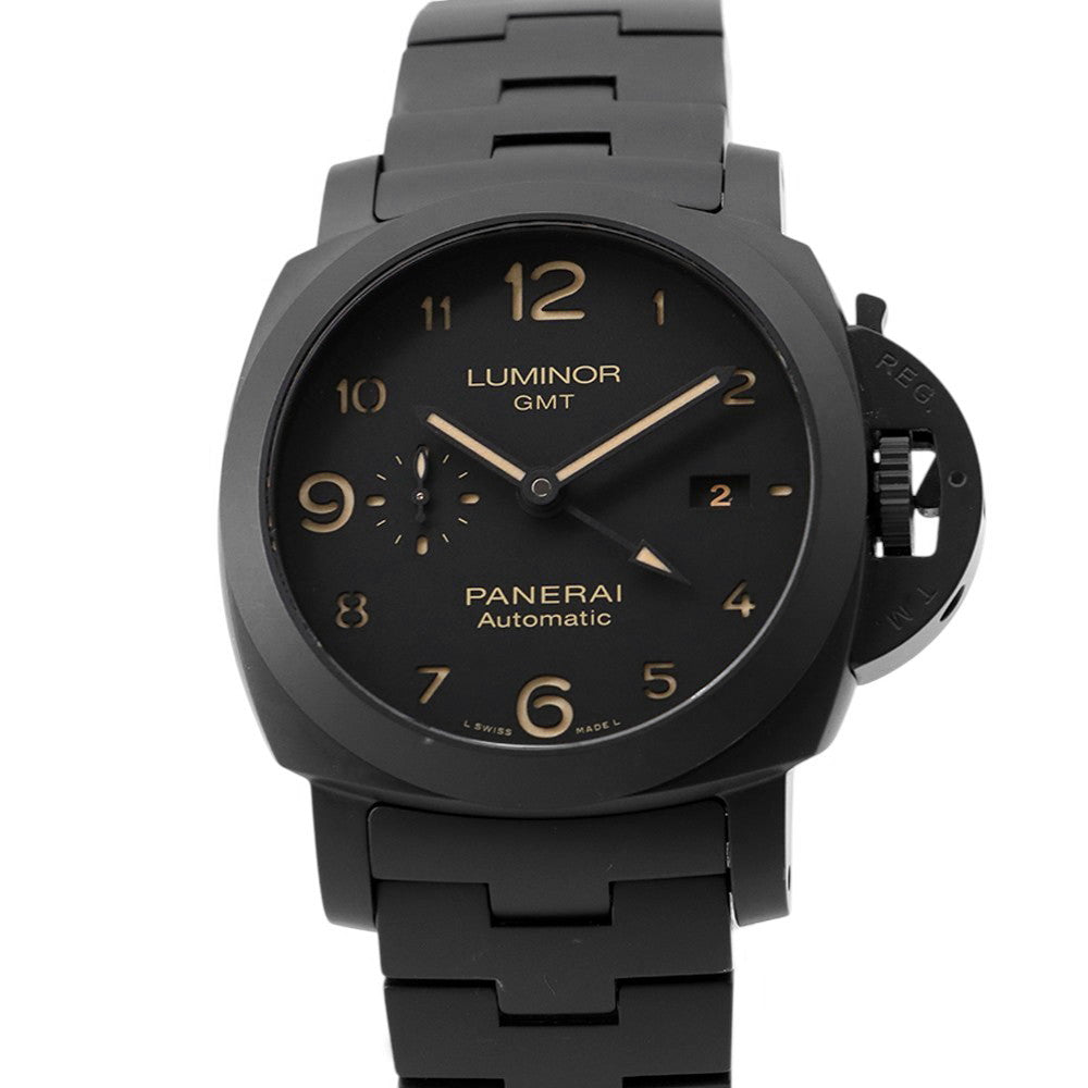 PANERAI Tuttonero Luminor GMT W44mm TI Ceramic Black DialPAM01438