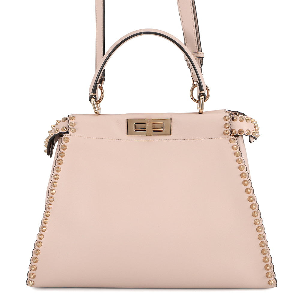 FENDI Peekaboo Jasmin Flower8BN290 Leather Size regular