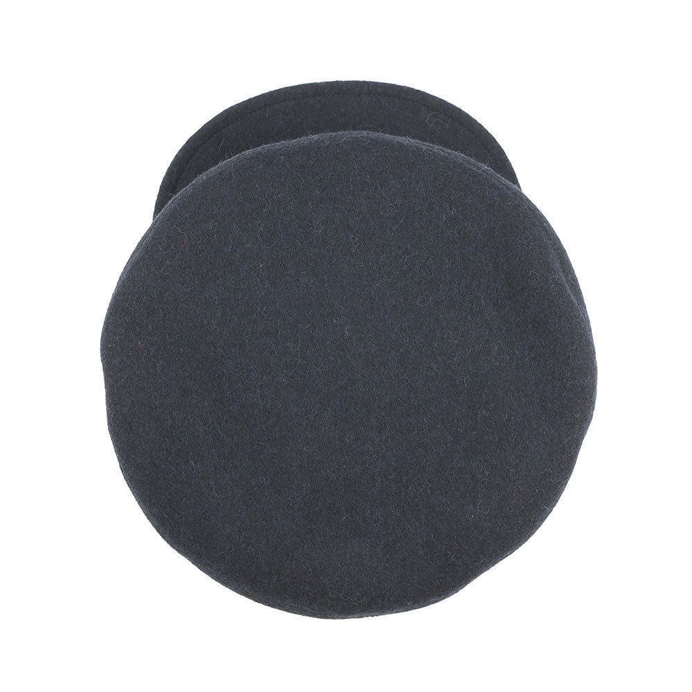HERMES Cap Size 58 Navy Wool 100%