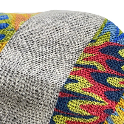 HERMES Scarf Carre Kyoto Marble Exlibris Size 90 Gris Cine/MulticolorH233842S Cashmere70% Silk30%