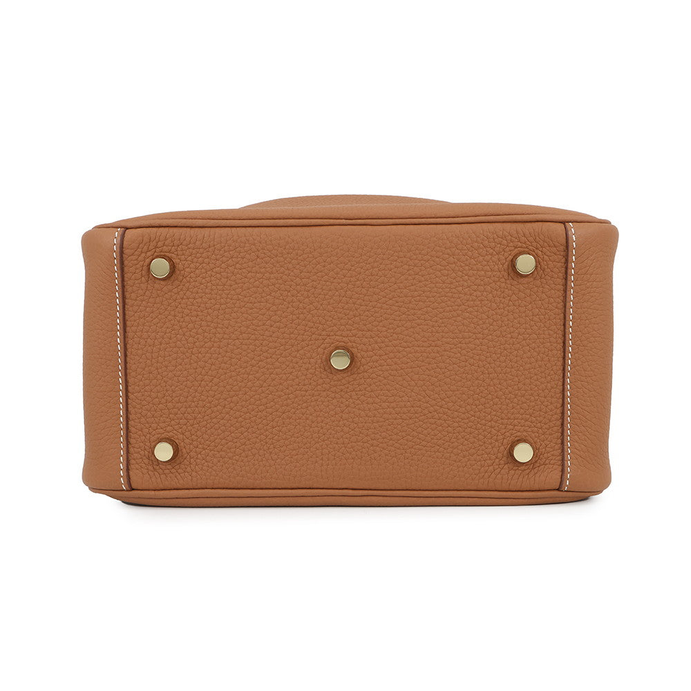 HERMES Lindy Gold Taurillon Clemence Size 26