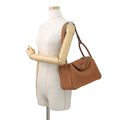 HERMES Lindy Gold Taurillon Clemence Size 26