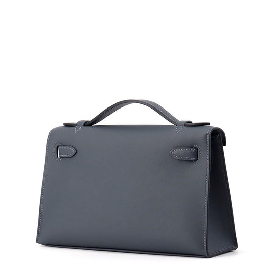 HERMES PochetteKelly Grimist Swift Leather