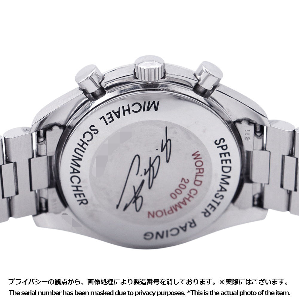 OMEGA Speedmaster Racing Michael Schumacher Limited Edition of 4000 W39mm Stainless Steel Silver Dial3517.30
