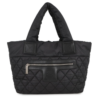 CHANEL Coco Cocoon Handbag BlackA48610 Nylon Size PM