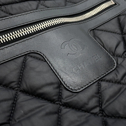 CHANEL Coco Cocoon Handbag BlackA48610 Nylon Size PM