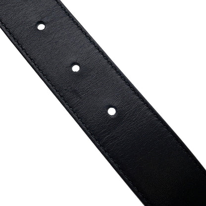 GUCCI Double G Belt Size 70 Black414516 Leather