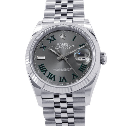 ROLEX Datejust W36mm Stainless Steel K18WG Slate Dial126234