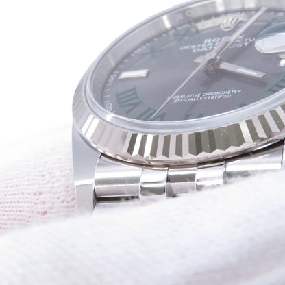 ROLEX Datejust W36mm Stainless Steel K18WG Slate Dial126234