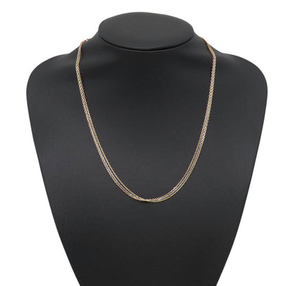CARTIER Trinity Three-Color Chain NecklaceB7058800 K18YG K18PG K18WG