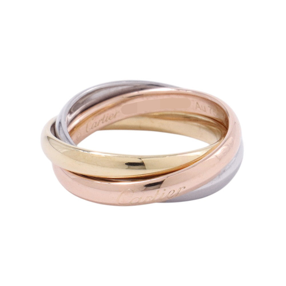 CARTIER Trinity Ring Size Small/42/#2B4235100 K18YG K18PG K18WG