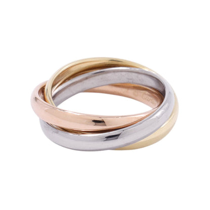 CARTIER Trinity Ring Size Small/42/#2B4235100 K18YG K18PG K18WG