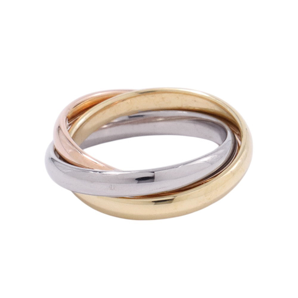 CARTIER Trinity Ring Size Small/42/#2B4235100 K18YG K18PG K18WG