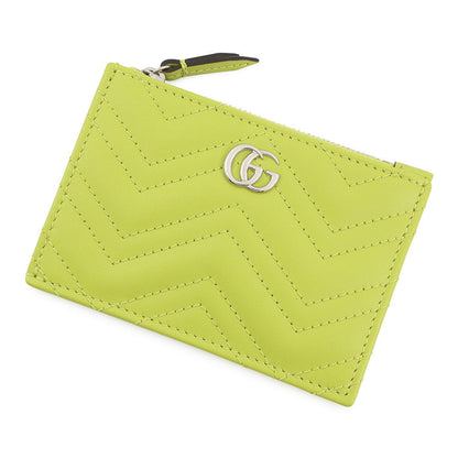 GUCCI Double G Key Case Light Green837747 Leather