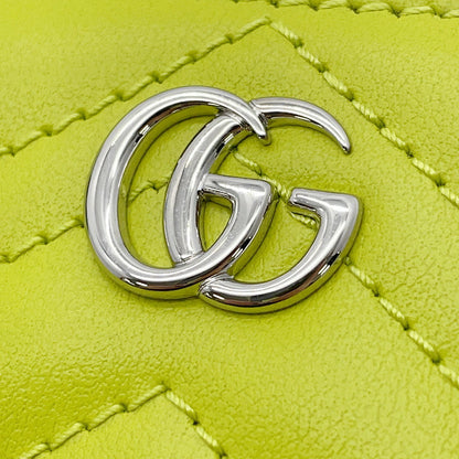 GUCCI Double G Key Case Light Green837747 Leather