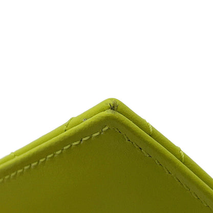 GUCCI Double G Key Case Light Green837747 Leather
