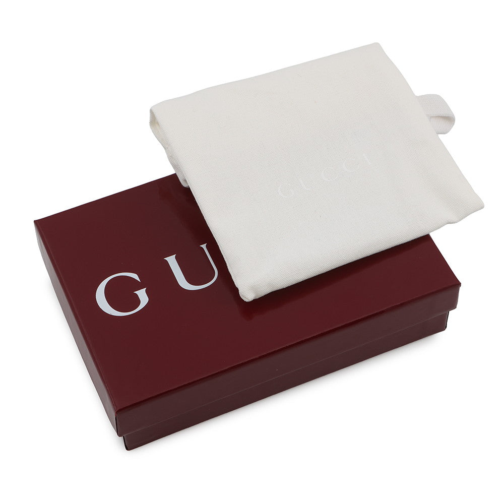 GUCCI Double G Key Case Light Green837747 Leather