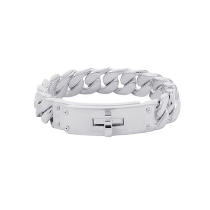 HERMES Kelly Gourmet Bracelet Size GM/SH SV925