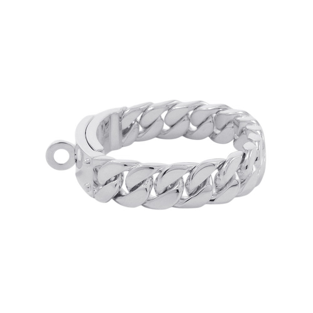 HERMES Kelly Gourmet Bracelet Size GM/SH SV925