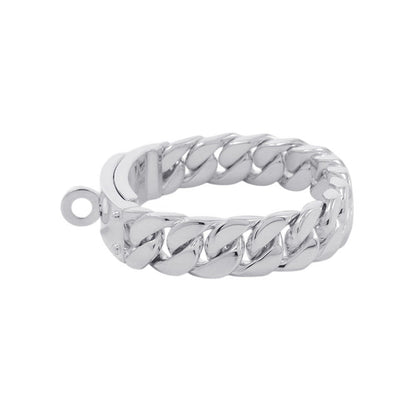 HERMES Kelly Gourmet Bracelet Size GM/SH SV925