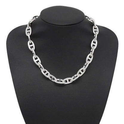 HERMES Chaine d'Ancre Necklace 29 frames Size GM SV925