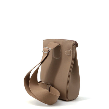 HERMES Akkad Etoupe Togo Leather Size PM