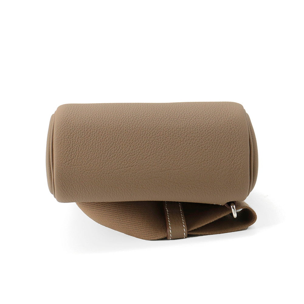 HERMES Akkad Etoupe Togo Leather Size PM