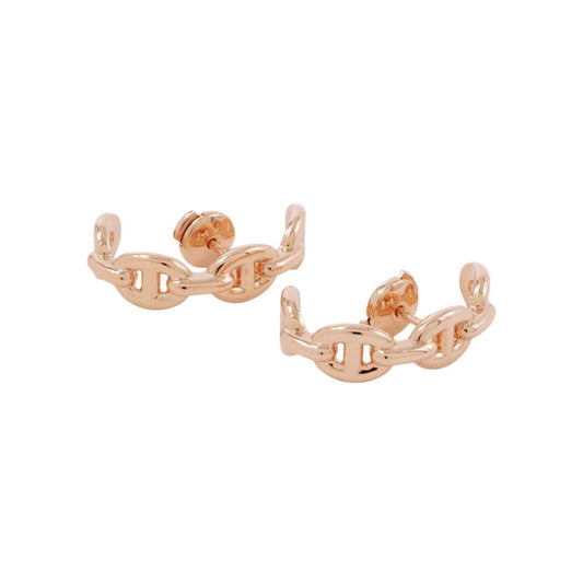 HERMES Chaine d'Ancre EarringsH221511B 18K Pink Gold