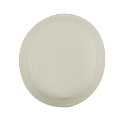 HERMES Harper H Electric Hat Size 59 Blanc Lotus Cotton100%
