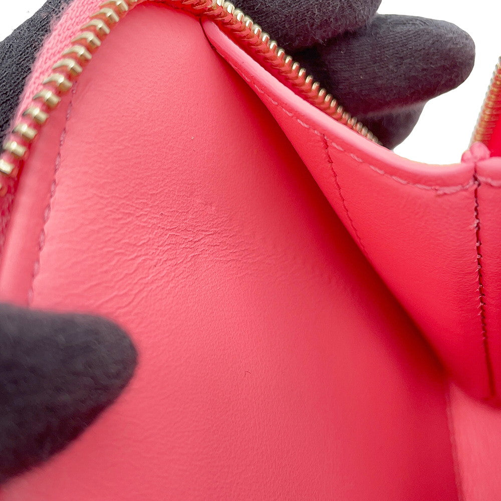CHANEL Matelasse Small Vanity Bag CoralPinkAS3221 Caviar Leather