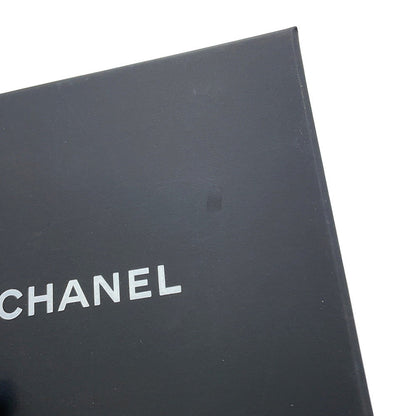 CHANEL CC Logo Hoop Earrings Metal Rhinestone