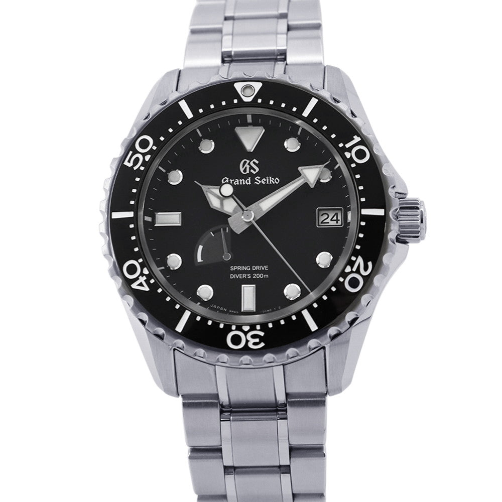 SEIKO Grand Seiko Sports Collection Spring Drive W44mm Stainless Steel Black DialSBGA461