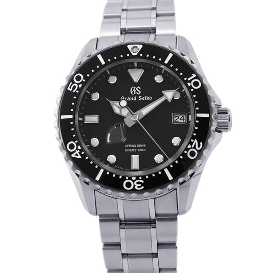 SEIKO Grand Seiko Sports Collection Spring Drive W44mm Stainless Steel Black DialSBGA461