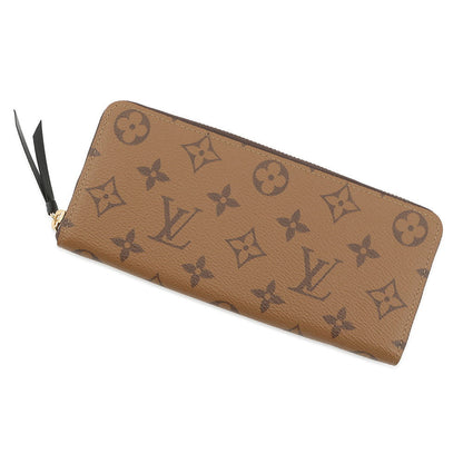 LOUIS VUITTON Portefeuille Clemence NoirM82336 Monogram Reverse Canvas