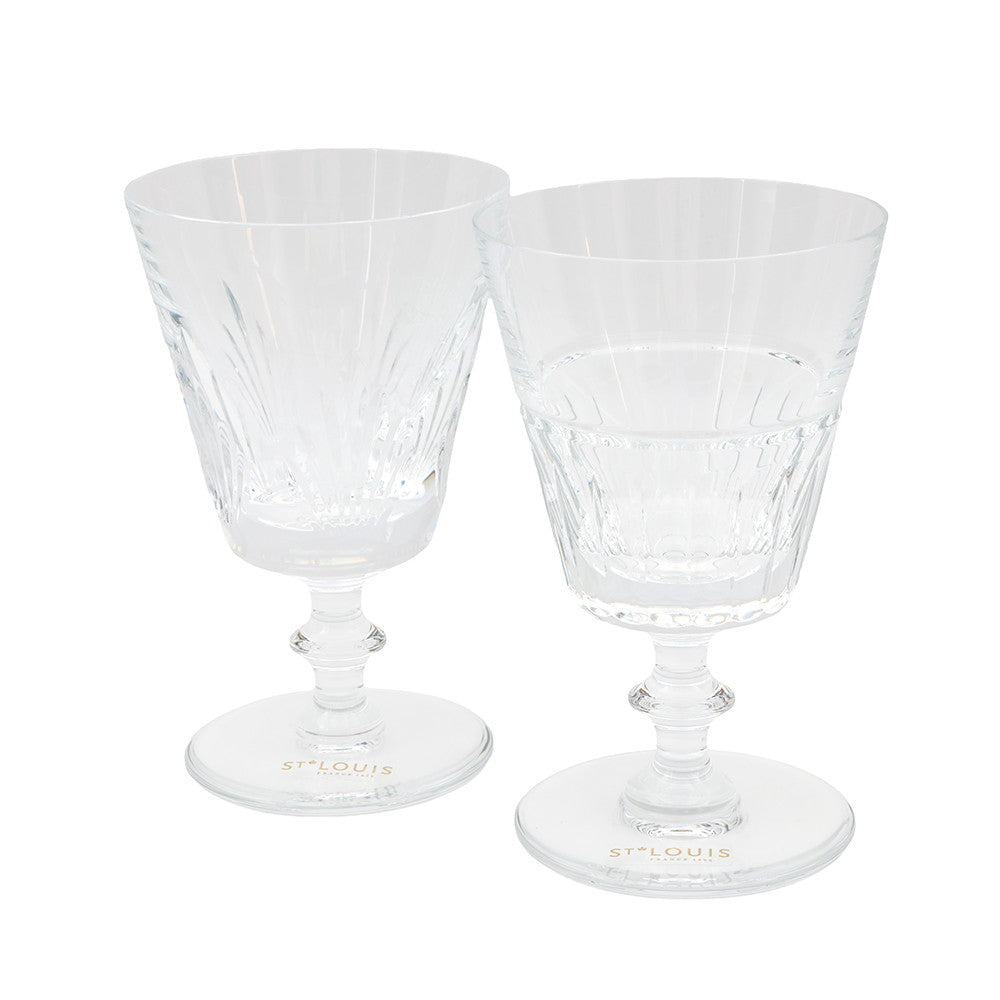 SAINT LOUIS Queen's Hall Glass Set (4 pieces) Transparent Glass