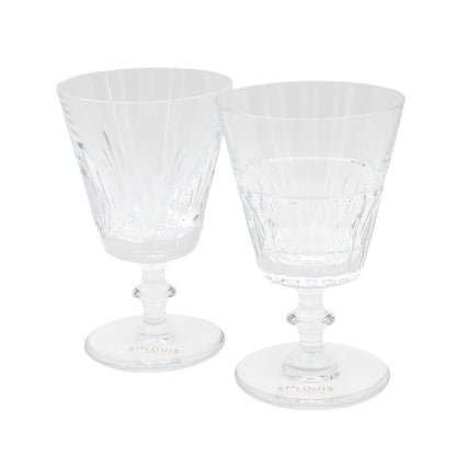 SAINT LOUIS Queen's Hall Glass Set (4 pieces) Transparent Glass