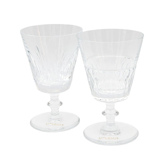 SAINT LOUIS Queen's Hall Glass Set (4 pieces) Transparent Glass