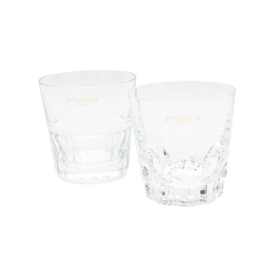 SAINT LOUIS Grass Tumbler Set Transparent Glass