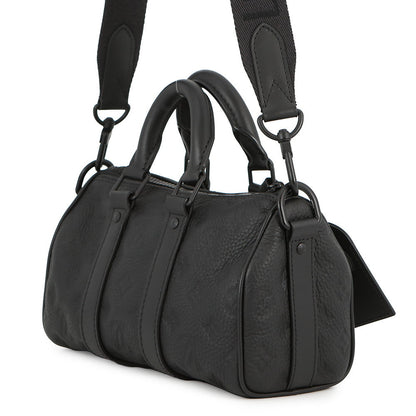 LOUIS VUITTON Keepall Bandouliere NoirM20900 Monogram・Taurillon Size 25