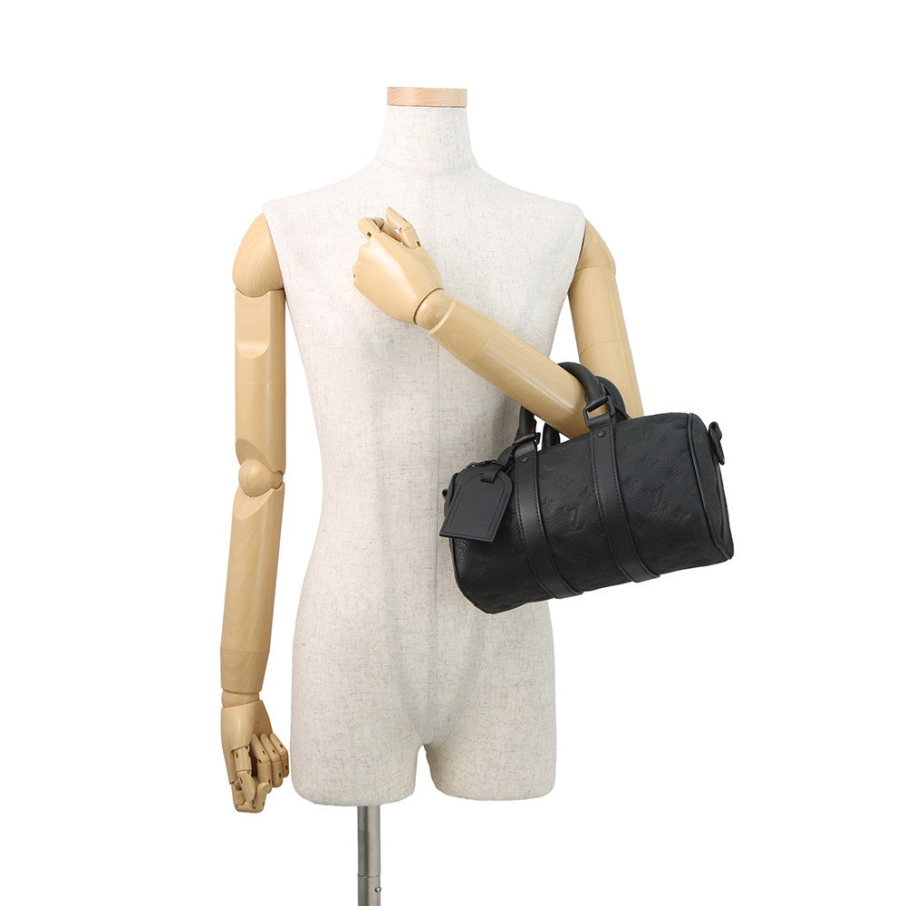 LOUIS VUITTON Keepall Bandouliere NoirM20900 Monogram・Taurillon Size 25